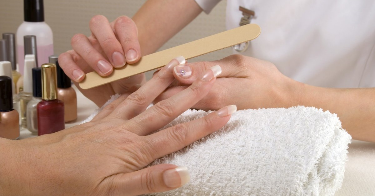 French Tip Nail Extensions